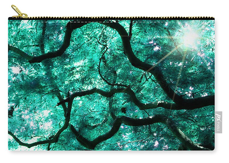 Tree Zip Pouch featuring the photograph Mighty Branches by Cindy Greenstein