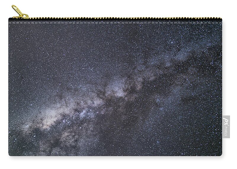 Majestic Zip Pouch featuring the photograph Milky Way From Teno by Arsenio Marrero
