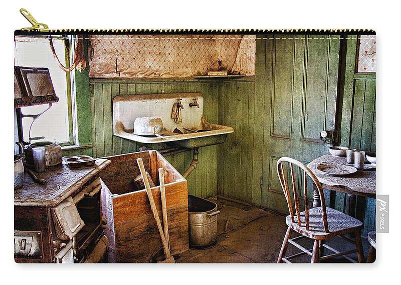 Bodie Carry-all Pouch featuring the photograph Miller Kitchen by Lana Trussell