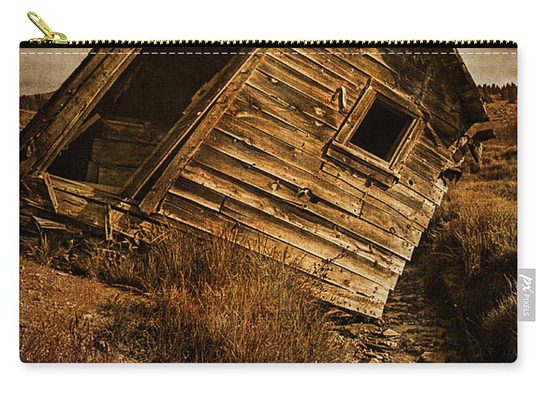 Abandoned Zip Pouch featuring the photograph Quartz Mountain 8 by YoPedro