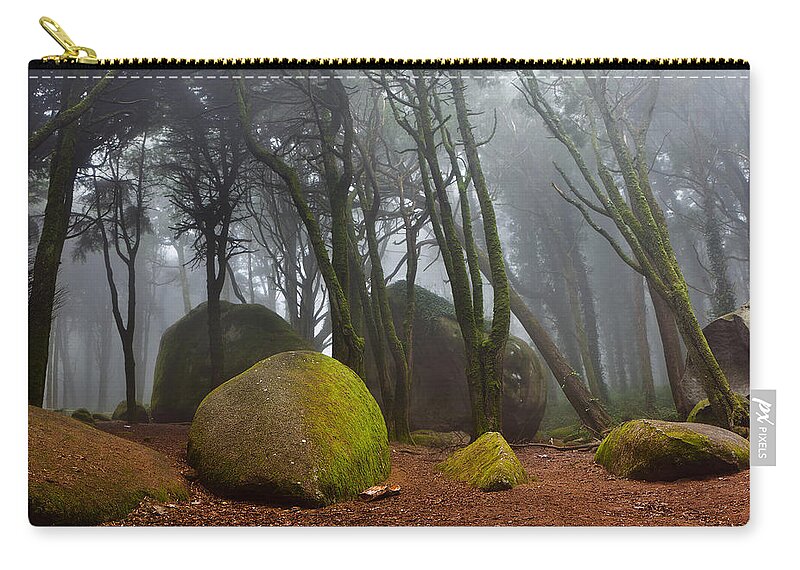 Nature Zip Pouch featuring the photograph Misty by Jorge Maia