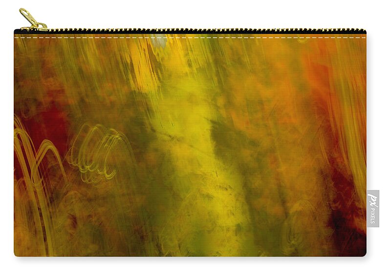 Abstracts Zip Pouch featuring the photograph Mojo by Darryl Dalton
