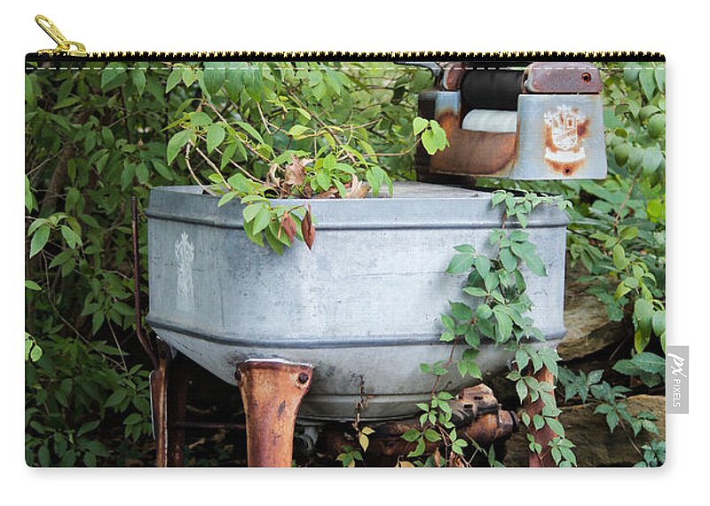 Monday Zip Pouch featuring the photograph Monday is Laundry Day by Lynn Sprowl