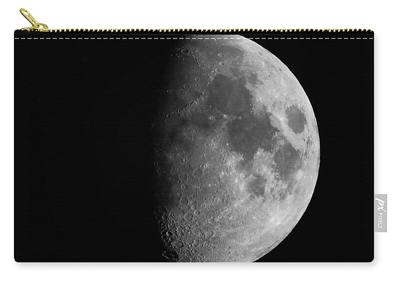 Moon Zip Pouch featuring the photograph Moon Nov 30 2014 by Ernest Echols