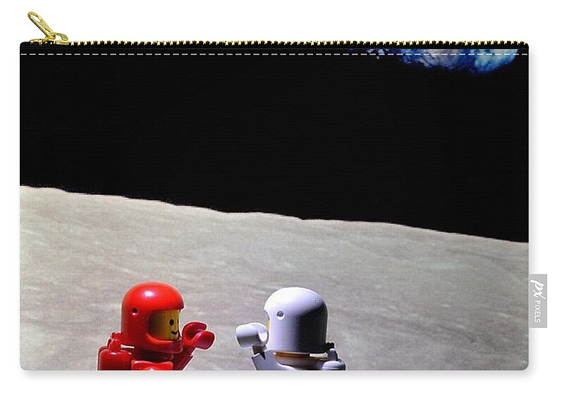 Lego Zip Pouch featuring the photograph Moondance by Mark Fuller