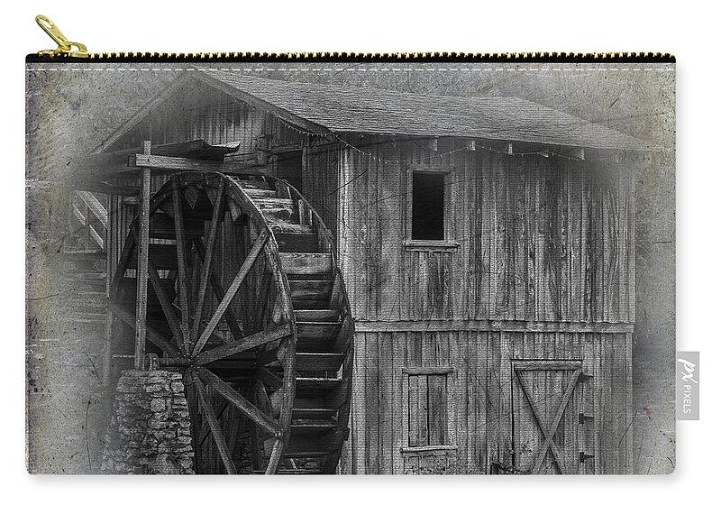 Morgan's Mill Zip Pouch featuring the photograph Morgan's Mill by Paul Freidlund