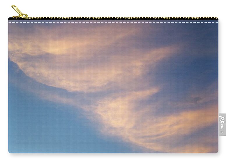 Morning Zip Pouch featuring the photograph Morning Clouds by Ron Roberts