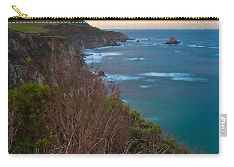 Landscape Carry-all Pouch featuring the photograph Morning In Big Sur by Jonathan Nguyen