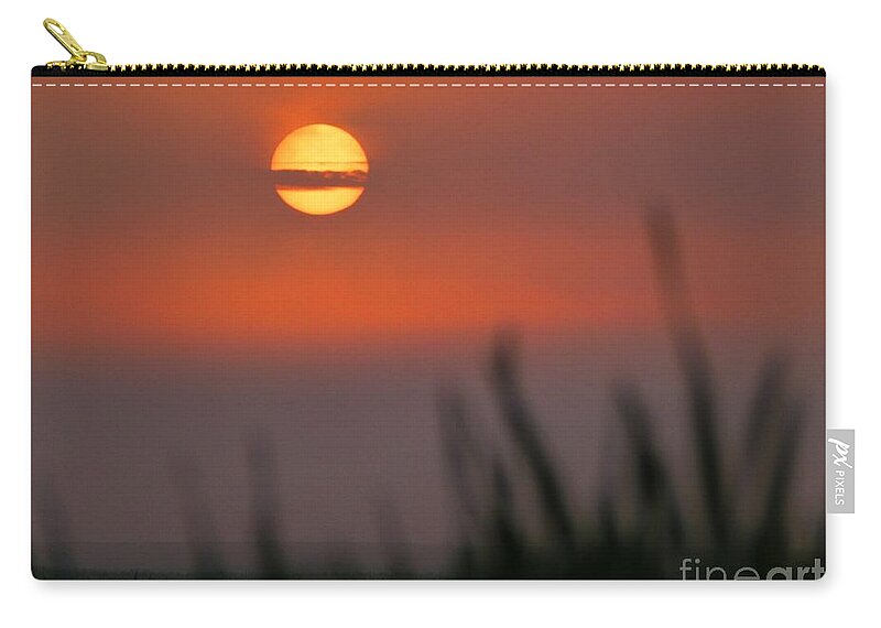 Sunrise Zip Pouch featuring the photograph Morning Layers by Amalia Suruceanu