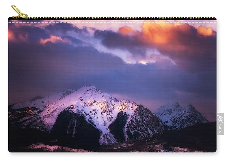 Storm Carry-all Pouch featuring the photograph Morning Storm by Darren White