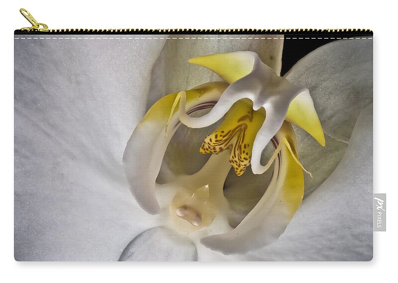Moth Orchid Zip Pouch featuring the photograph Moth Orchid Inverted by Ron White