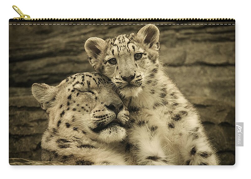Marwell Carry-all Pouch featuring the photograph Mother's Love by Chris Boulton