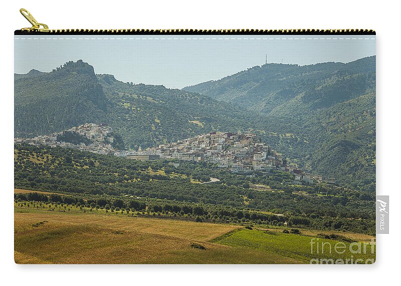 Africa Zip Pouch featuring the photograph Moulay Idriss by Patricia Hofmeester