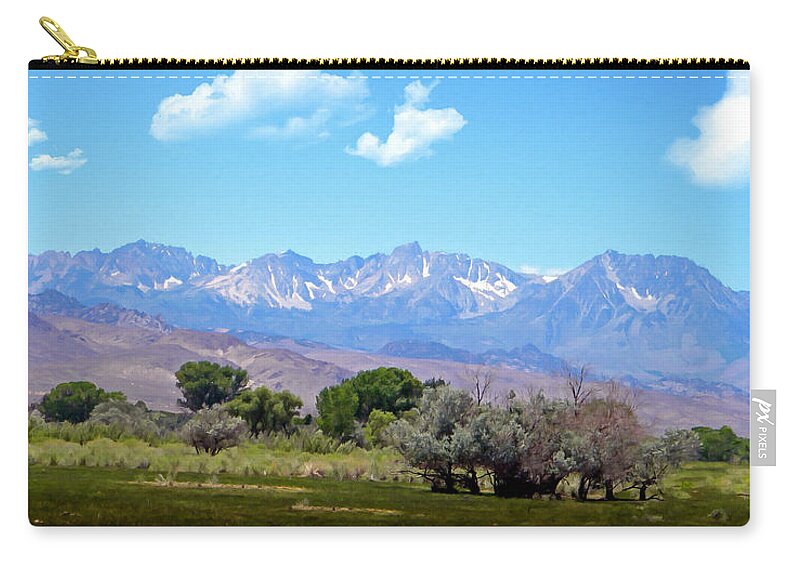 Sierra Carry-all Pouch featuring the photograph Mountain Valley by Frank Wilson