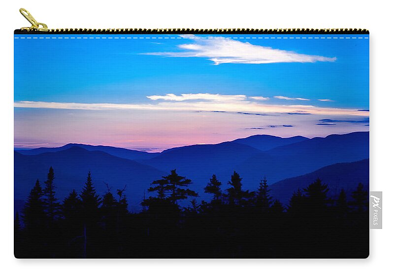 Mountains Zip Pouch featuring the photograph Mountains Majesty by Greg Fortier