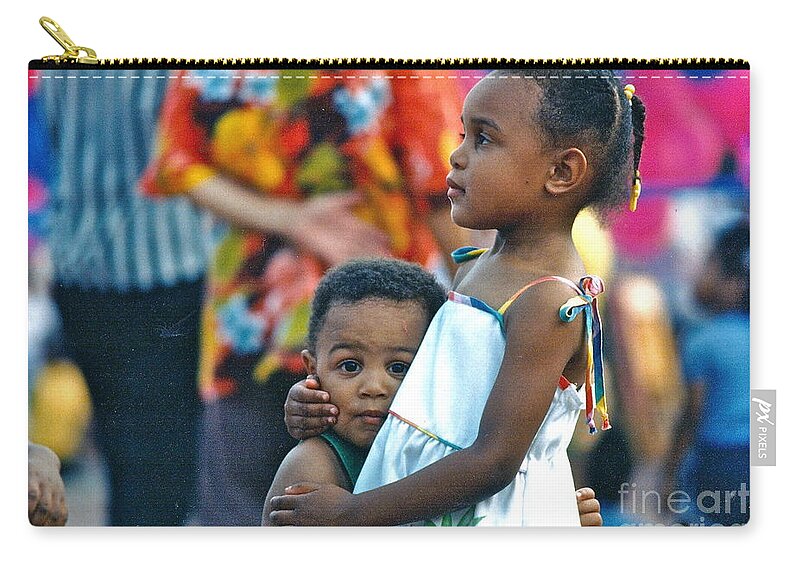 People Zip Pouch featuring the photograph My Brother's Keeper by Sean Griffin