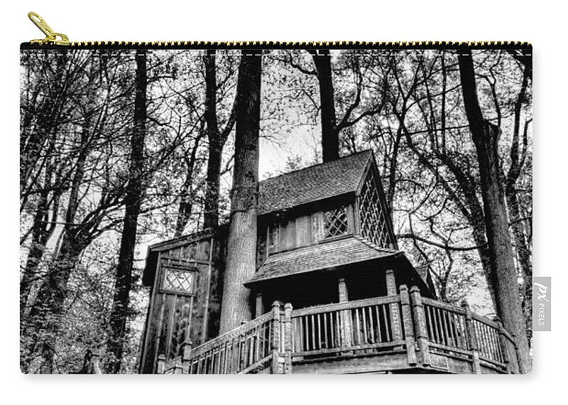 D3-epa-0465-b Zip Pouch featuring the photograph My little outhouse by Paul W Faust - Impressions of Light