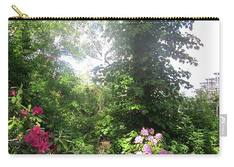 Trees Zip Pouch featuring the photograph My Haven by Rosita Larsson