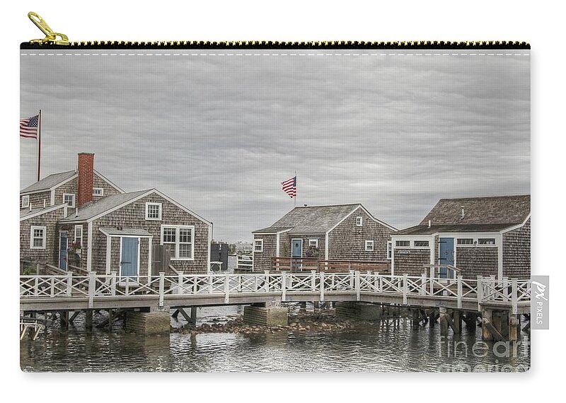 Massachusetts Zip Pouch featuring the photograph Nantucket Days by Karin Pinkham