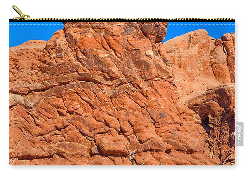 Nature Zip Pouch featuring the photograph Natural Sculpture by John M Bailey