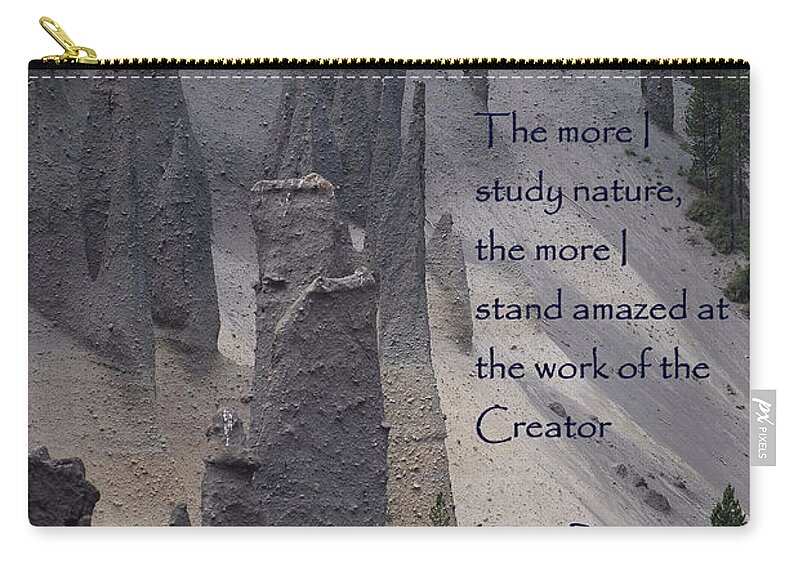 #catholcartgallery Zip Pouch featuring the photograph Nature Study by Sharon Elliott