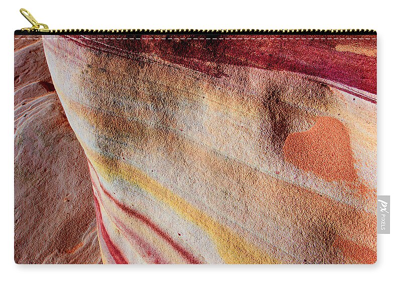 Valentine Zip Pouch featuring the photograph Nature's Valentine by Chad Dutson