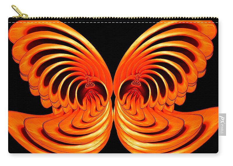 Composite Carry-all Pouch featuring the photograph Nautilus Wings by Jim Painter