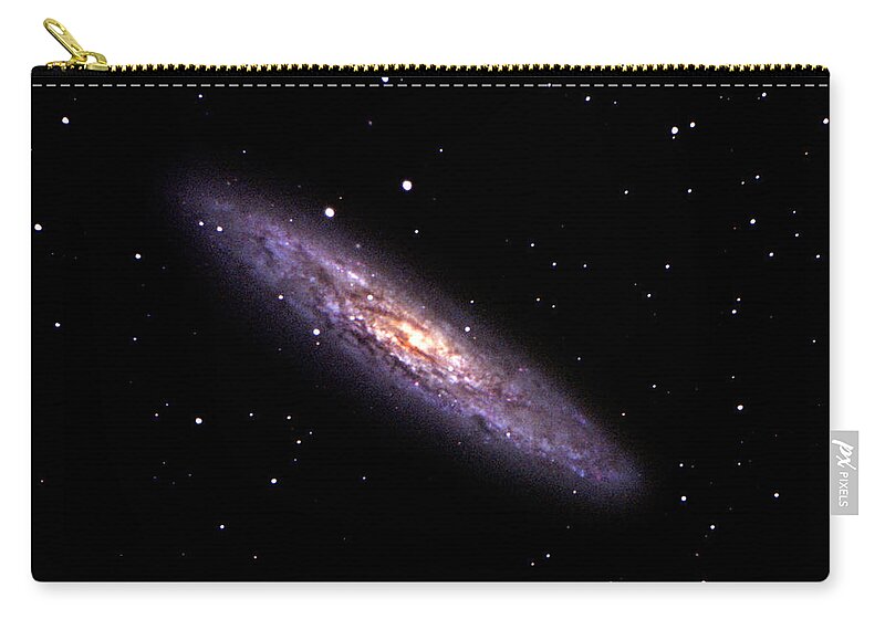 253 Zip Pouch featuring the photograph Ncg 253 Galaxy by Jason T. Ware