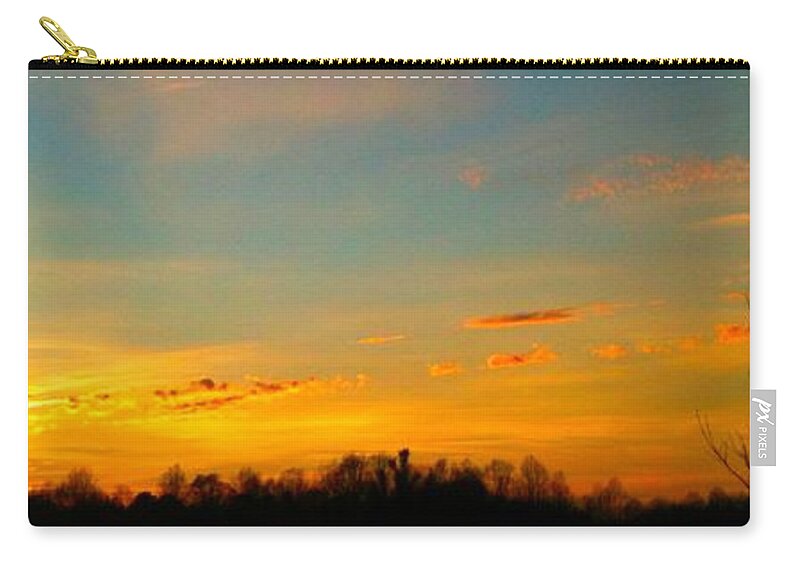 Durham Carry-all Pouch featuring the photograph New Day by Linda Bailey