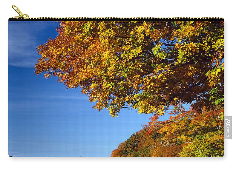 New England Zip Pouch featuring the photograph New England Autumn by Rafael Macia