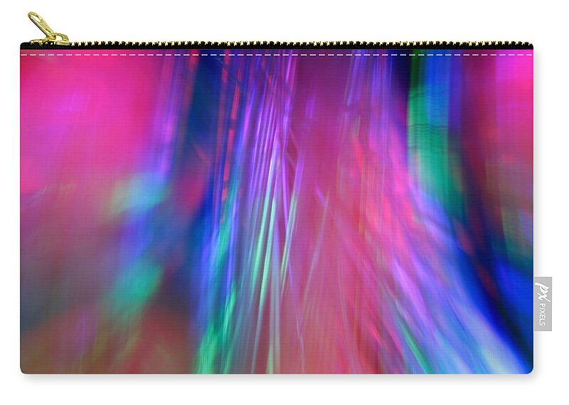 Abstract Zip Pouch featuring the photograph New Sensation by Dazzle Zazz