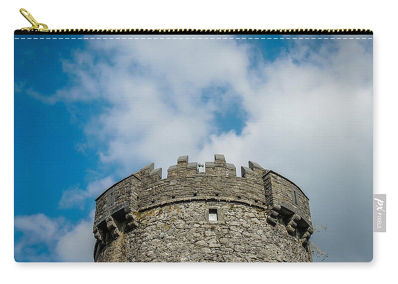 16th Century Carry-all Pouch featuring the photograph Newtown Castle Tower in Ireland's Burren Region by James Truett