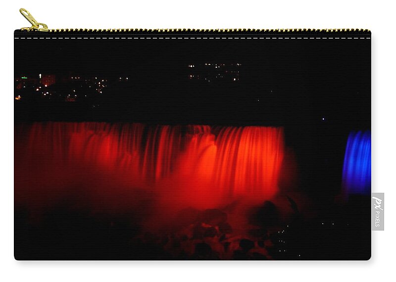 Niagara Zip Pouch featuring the photograph Niagara Falls by Cristina Stefan
