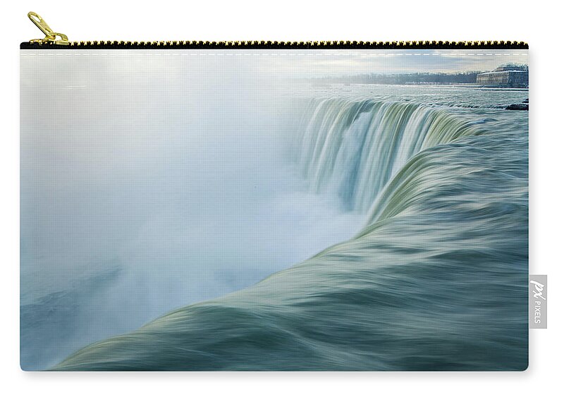 Outdoors Zip Pouch featuring the photograph Niagara Falls by Photography By Yu Shu