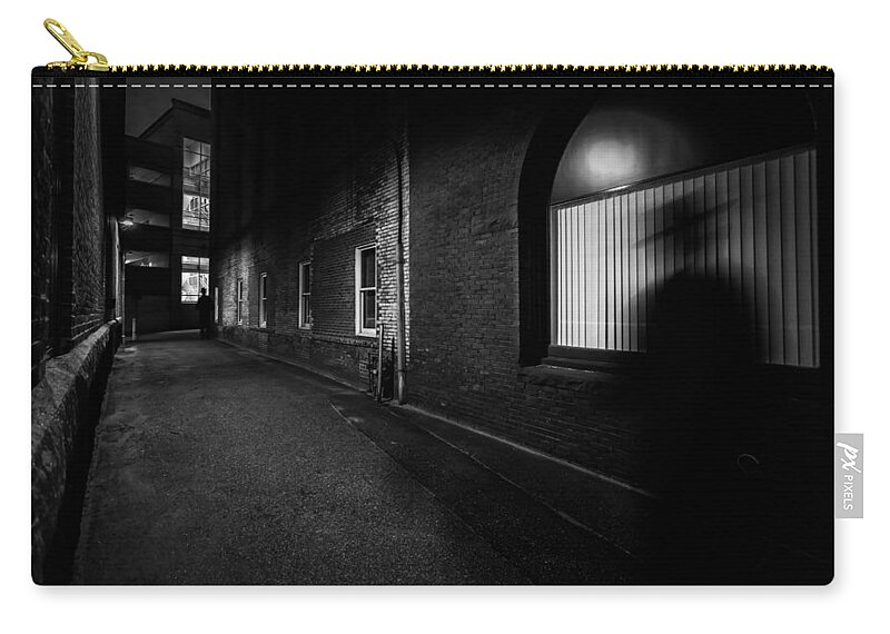 Night Zip Pouch featuring the photograph Night People by Bob Orsillo