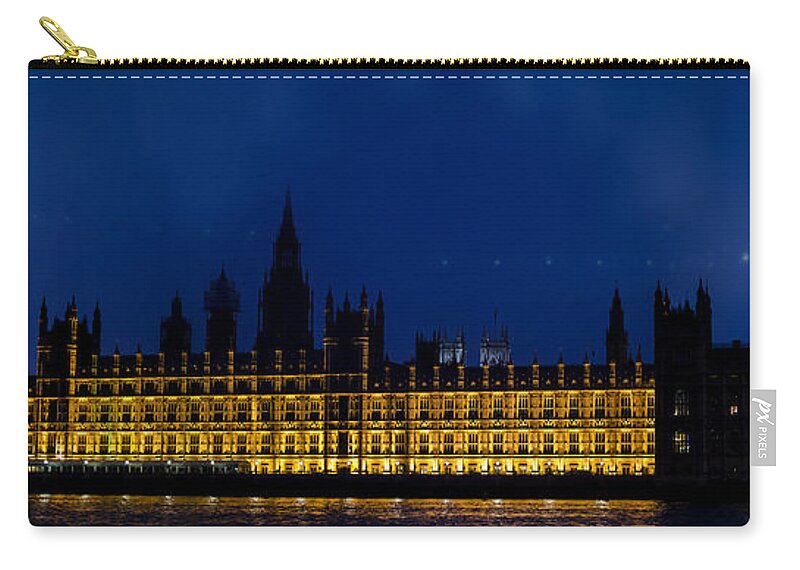 Parliament Zip Pouch featuring the photograph Night Watch by Heather Applegate