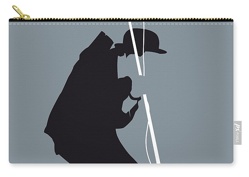 Tom Waits Carry-all Pouch featuring the digital art No037 MY TOM WAITS Minimal Music poster by Chungkong Art