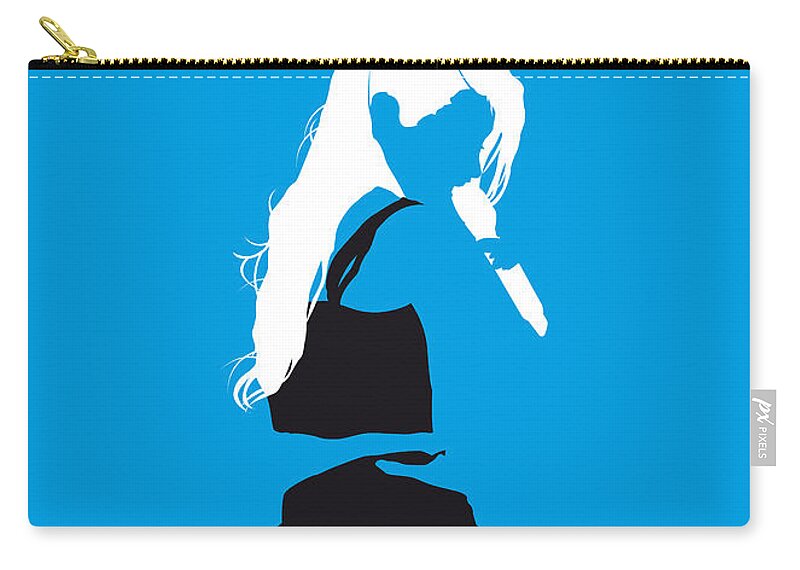 Iggy Carry-all Pouch featuring the digital art No049 MY IGGY AZALEA Minimal Music poster by Chungkong Art