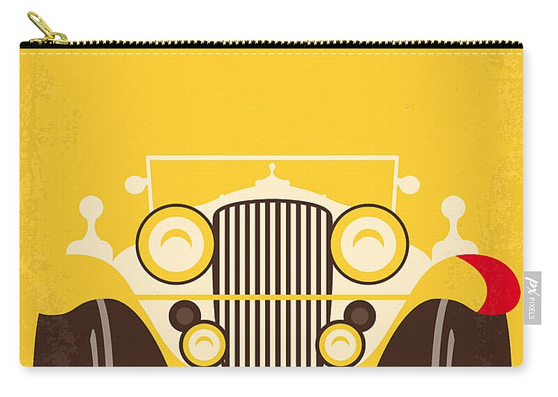 The Great Gatsby Zip Pouch featuring the digital art No206 My The Great Gatsby minimal movie poster by Chungkong Art