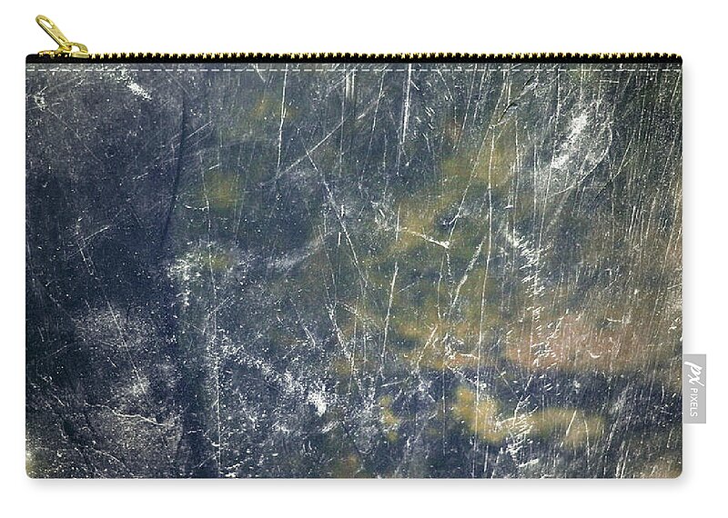 Abstract Zip Pouch featuring the mixed media Noise by Daniel Brummitt