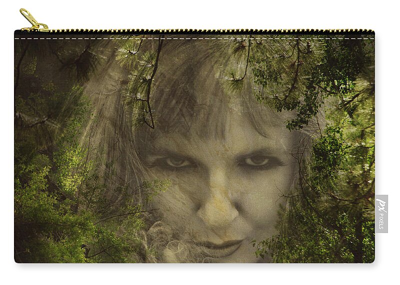 Woman Zip Pouch featuring the photograph Not Nice To Fool Mother Nature by Donna Blackhall