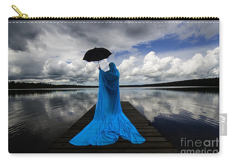 Time Zip Pouch featuring the photograph Nothing Is Ours But Time by Bob Christopher