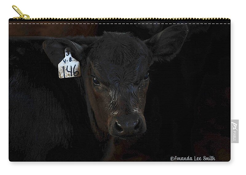 Calf Carry-all Pouch featuring the photograph Number 146 by Amanda Smith