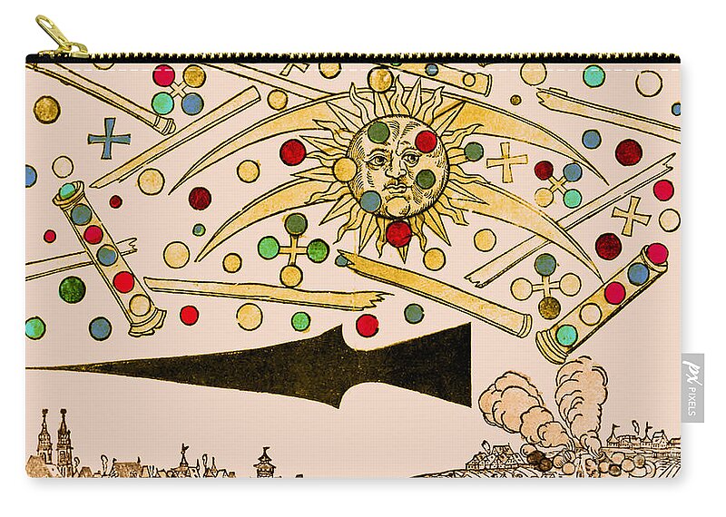 Science Zip Pouch featuring the photograph Nuremberg Ufo 1561 by Science Source