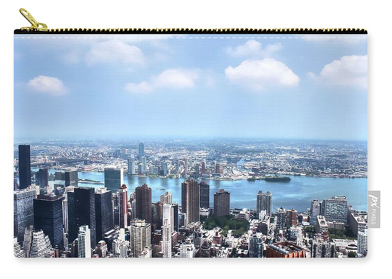 Nyc Zip Pouch featuring the photograph Nyc 2 by Debra Forand