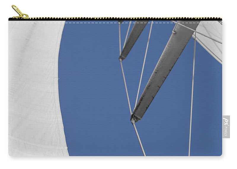 Sail Zip Pouch featuring the photograph Obsession Sails 9 by Scott Campbell