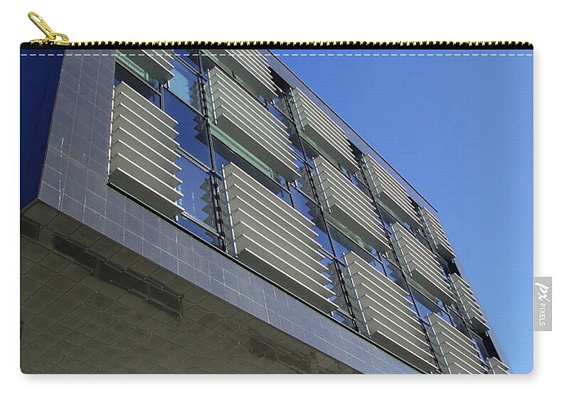 Accommodation Zip Pouch featuring the photograph Office Building 62 by Antony McAulay