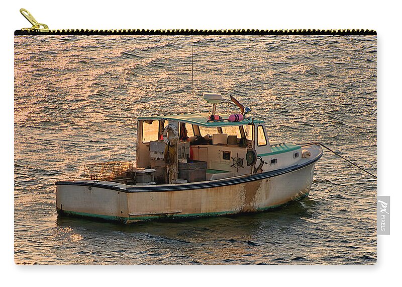 Boat Zip Pouch featuring the photograph Old Boat by David Kay