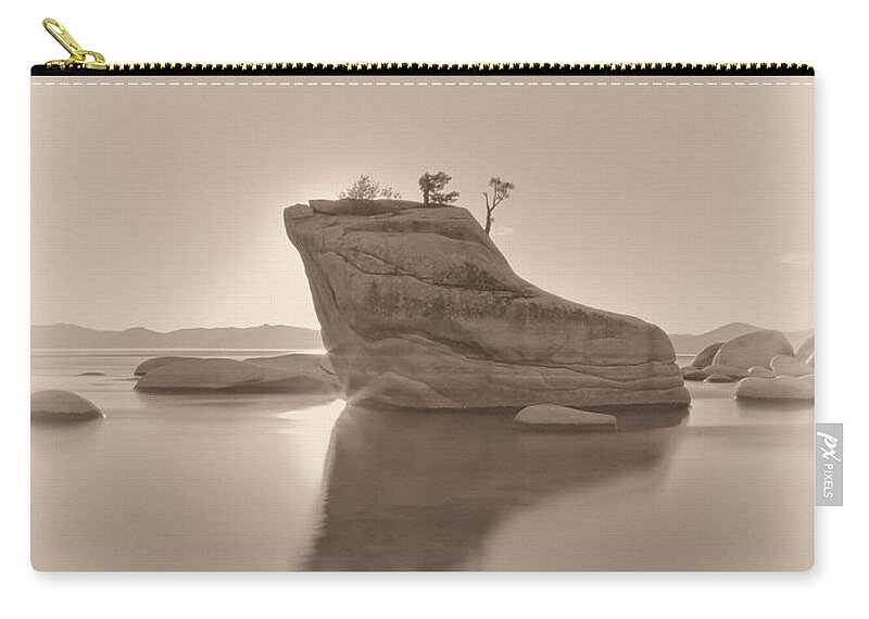 Landscape Zip Pouch featuring the photograph Old Bonsai by Jonathan Nguyen