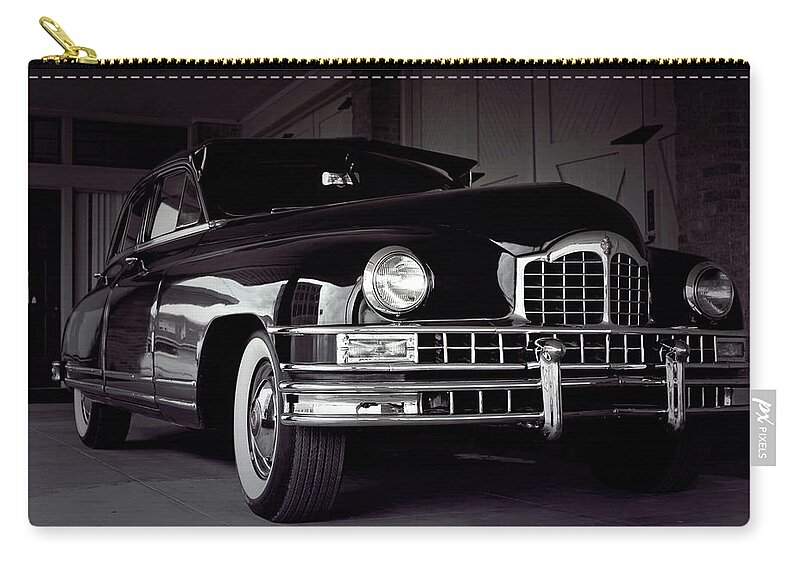 Car Zip Pouch featuring the photograph Old Car Memories by Trish Mistric